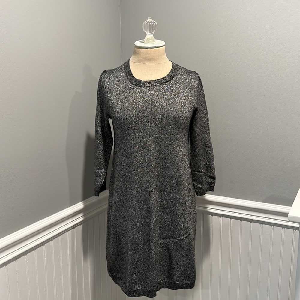 Metallic Banana Republic Sweater Dress